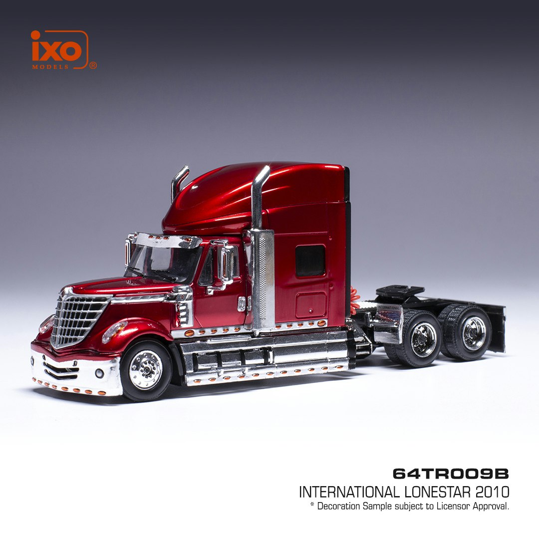 Scale 1/64 International Lonestar 2010, Red metallic fr IXO Models