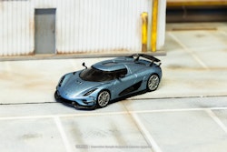 Skala 1/64 Koenigsegg Regera Light Blue Metallic fr TARMAC WORKS