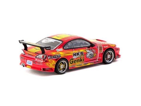 Skala 1/64 HKS Hiper Silvia RS-2 Chrome Red - Tokyo Auto Salon 2025 Special Edition fr TARMAC WORKS