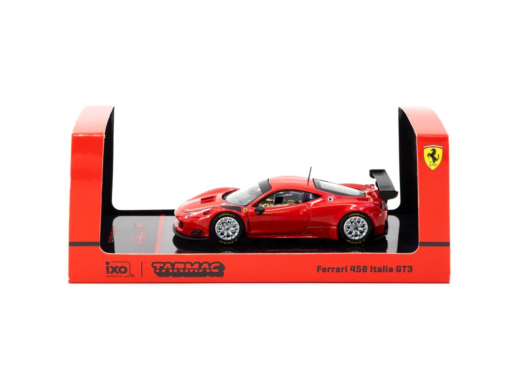 Skala 1/64 Ferrari 458 Italia GT3, Red fr Tarmac Works -  ROAD64