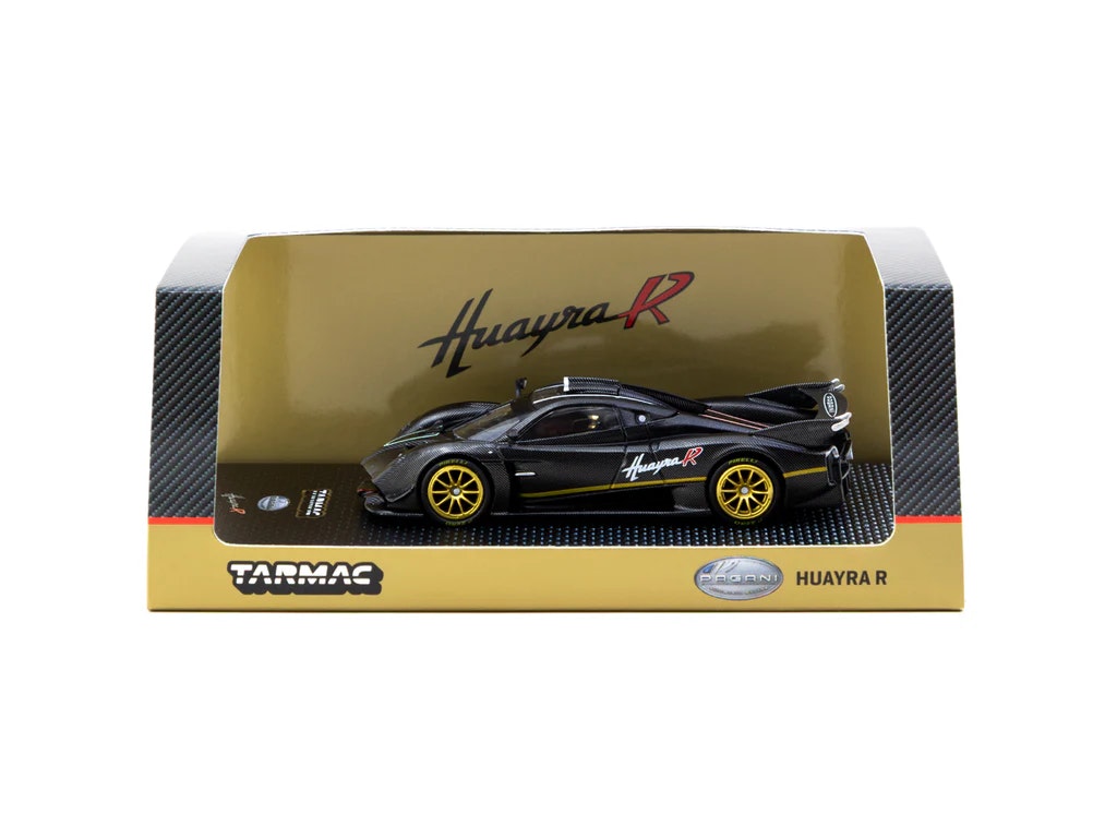 Skala 1/64 Pagani Huayra R Matt Black Carbon Fiber - TARMAC works