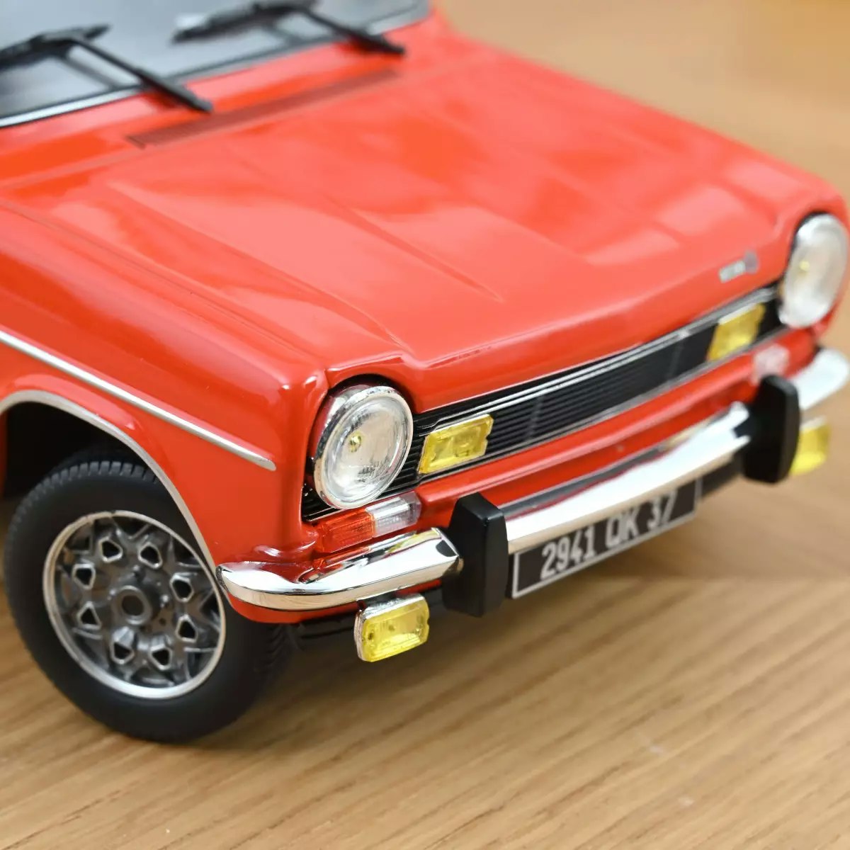 Skala 1/18 Simca 1100 TI 1974 Sumatra Red fr Norev