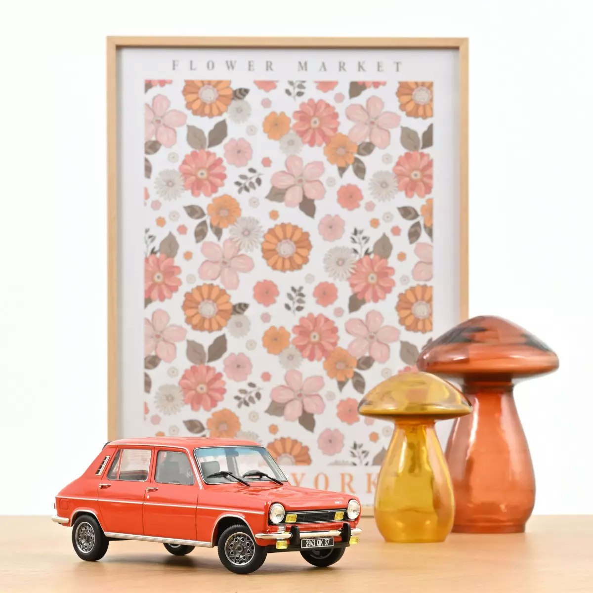 Skala 1/18 Simca 1100 TI 1974 Sumatra Red fr Norev
