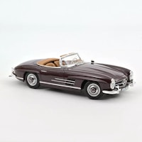 Skala 1/18 Mercedes-Benz 300 SL Roadster 1957 Dark Red fr Norev