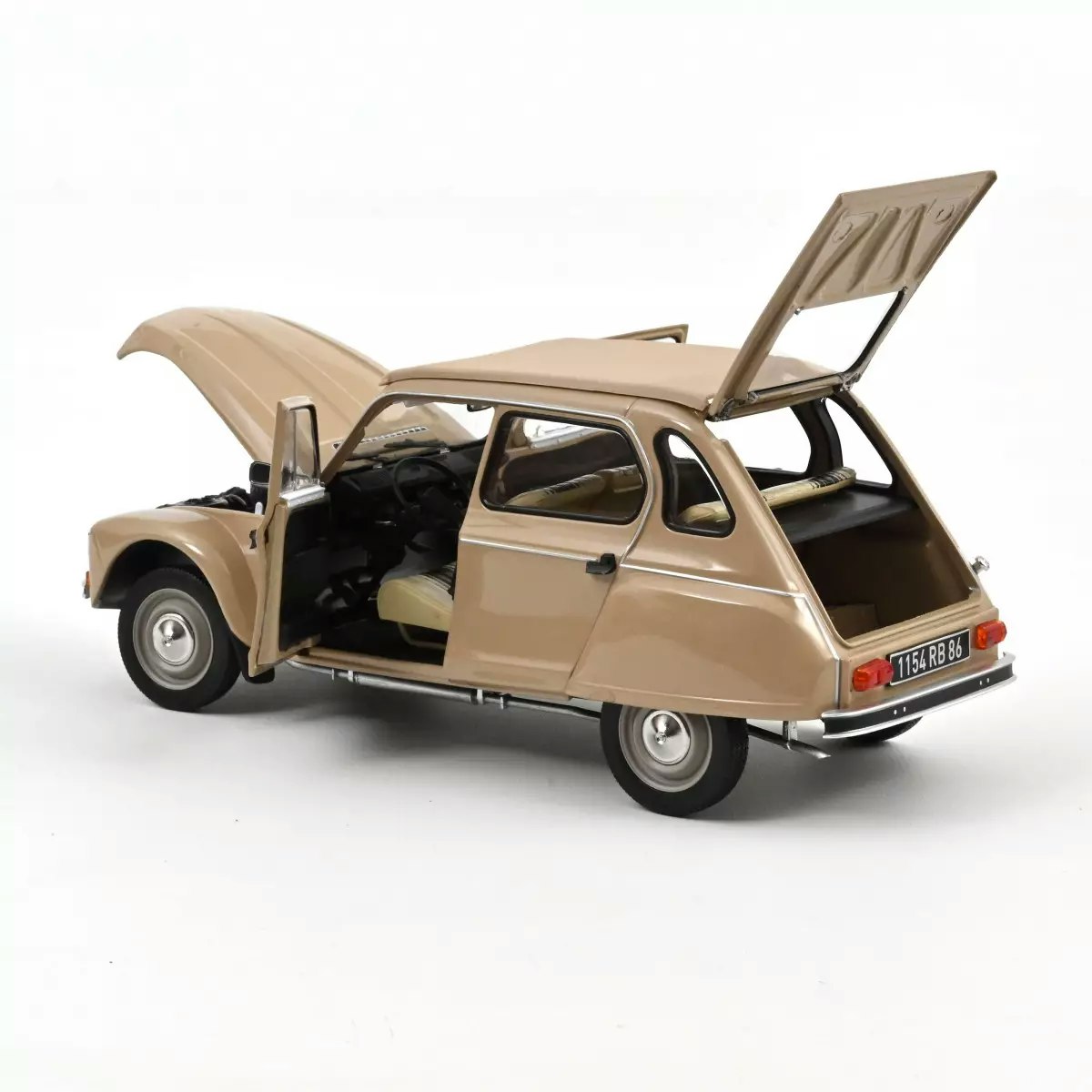 Skala 1/18 Citroën Dyane 6 1983 Colorado Beige fr Norev