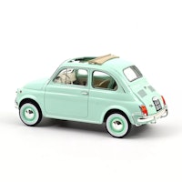 Skala 1/18 Fiat 500 L 1968 Pastel Blue Special birth pack fr Norev