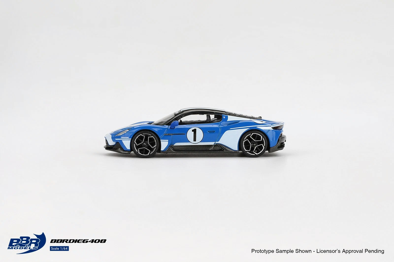 Skala 1/64 Maserati MC20 #1 Maserati Performance Experience fr BBR Models