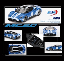 Skala 1/64 Maserati MC20 #1 Maserati Performance Experience fr BBR Models
