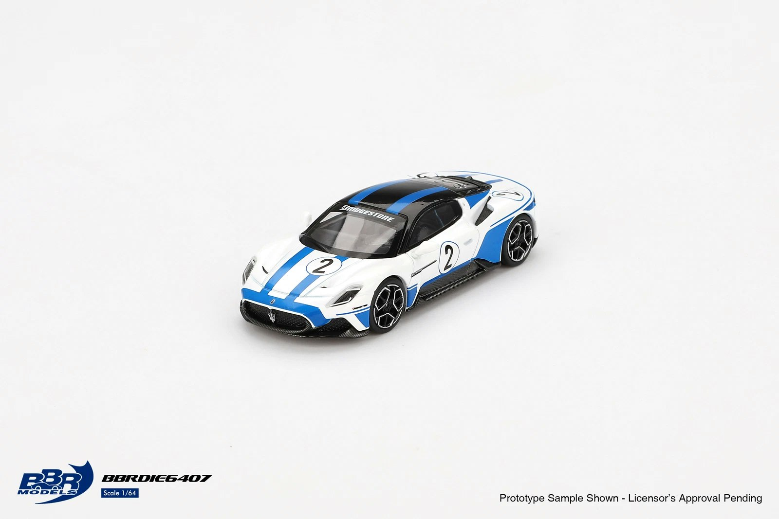 Skala 1/64 Maserati MC20 #2 Maserati Performance Experience fr BBR Models