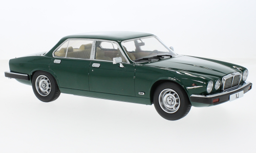 Skala 1/18 Jaguar XJ Serie III, mörkgrön, 1979 fr MCG/Model Car Group