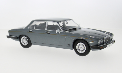 Skala 1/18 Jaguar XJ Serie III, mörkgrå, 1979 fr MCG/Model Car Group