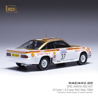 Skala 1/43 Opel Manta 400 #37 RAC Rally 1984 fr IXO Models (RAC443.22)