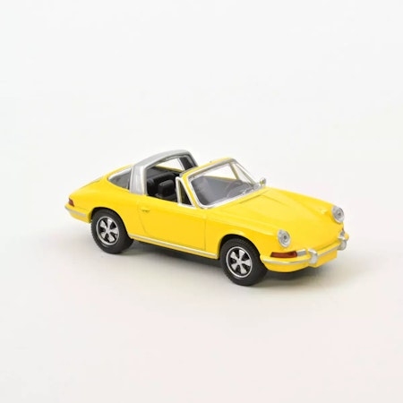 Skala 1/43 Porsche 911 Targa 1969 Signal yellow fr NOREV