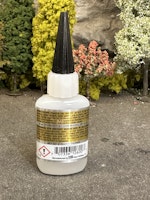 Super Gold + Cyanoacrylate Glue Gap Filling Clear parts Safe Odorless 14g
