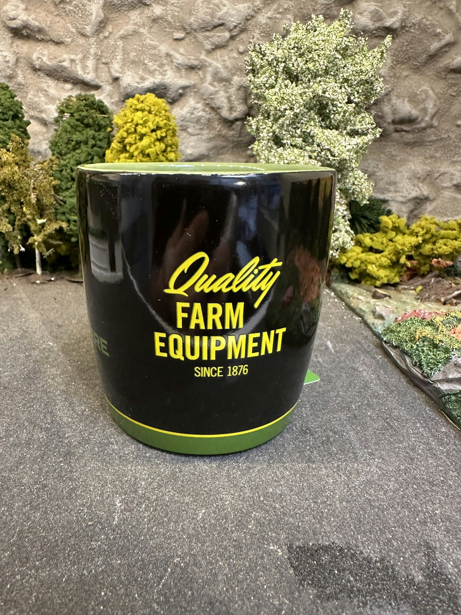 Mug/Mugg - John Deere w logo fr Nostalgic Art