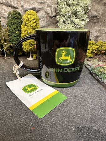 Mug/Mugg - John Deere w logo fr Nostalgic Art
