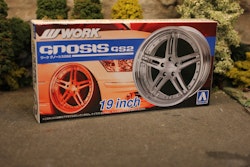 Skala 1/24 Tyres & Rims for plastic models: WORK Gnosis GS2 19 inch fr AOSHIMA