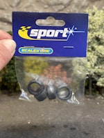 Skala 1/32 Accessories/Tillbehör W9598 t Scalextric: Däck/Tyres i 4-pack