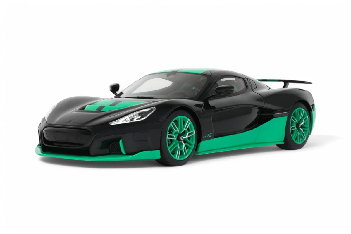 Skala 1/18 Rimac Nevera (World Record livery) fr GT Spirit (GT916)