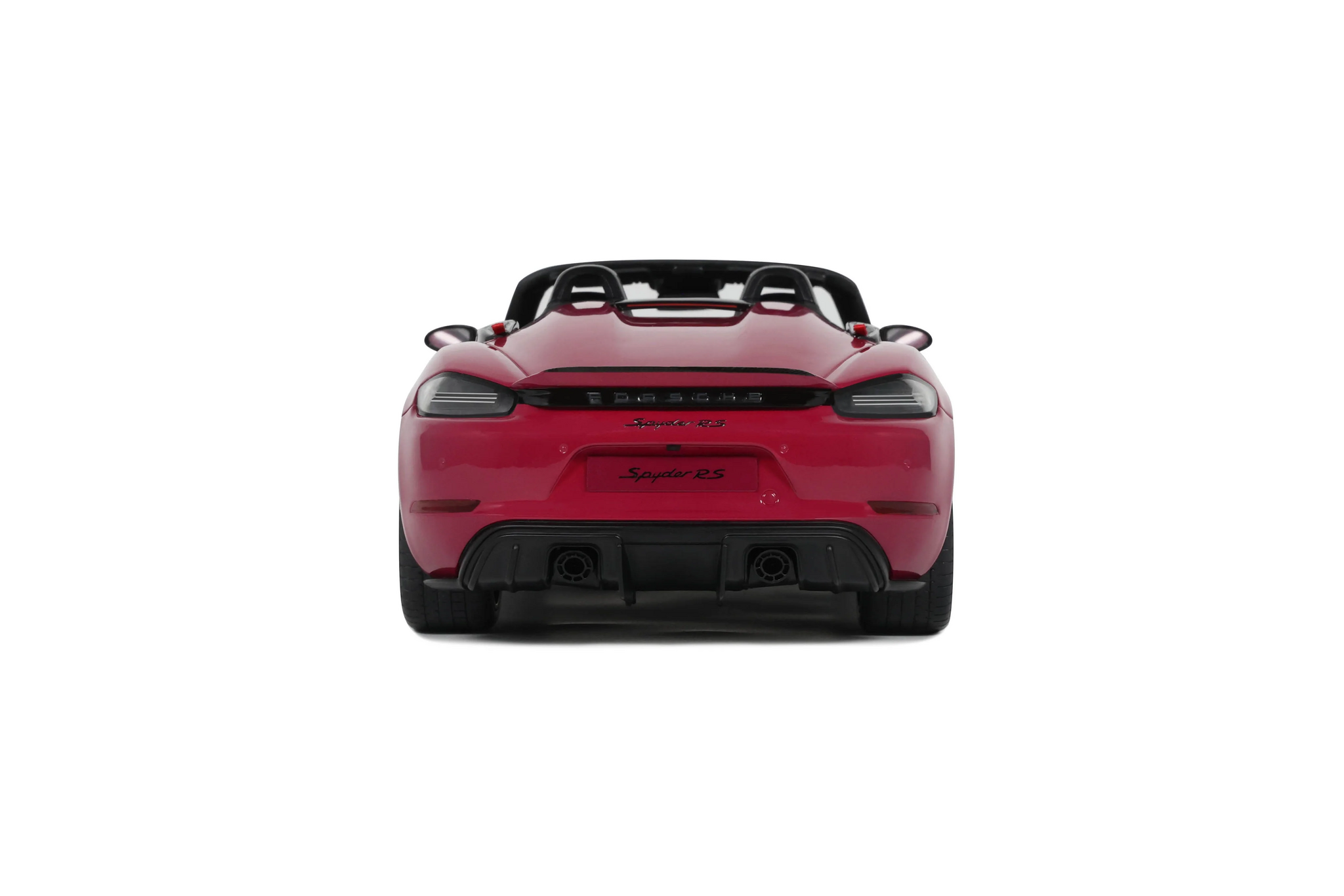 Skala 1/18 Porsche 718 Spyder RS Weissach Pack (Ruby Star Neo) fr GT Spirit (GT486)