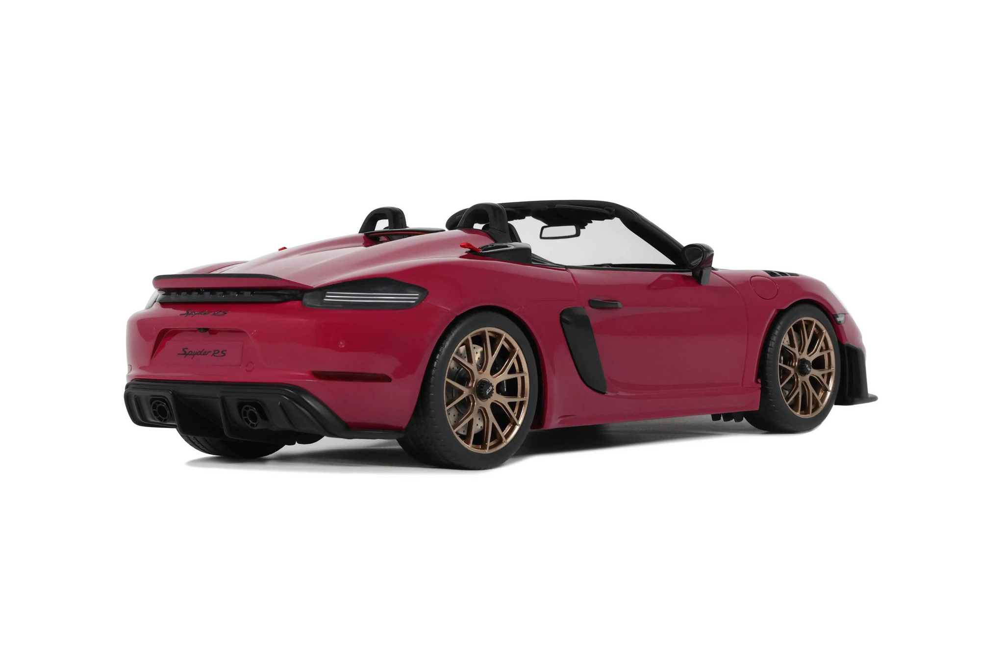 Skala 1/18 Porsche 718 Spyder RS Weissach Pack (Ruby Star Neo) fr GT Spirit (GT486)