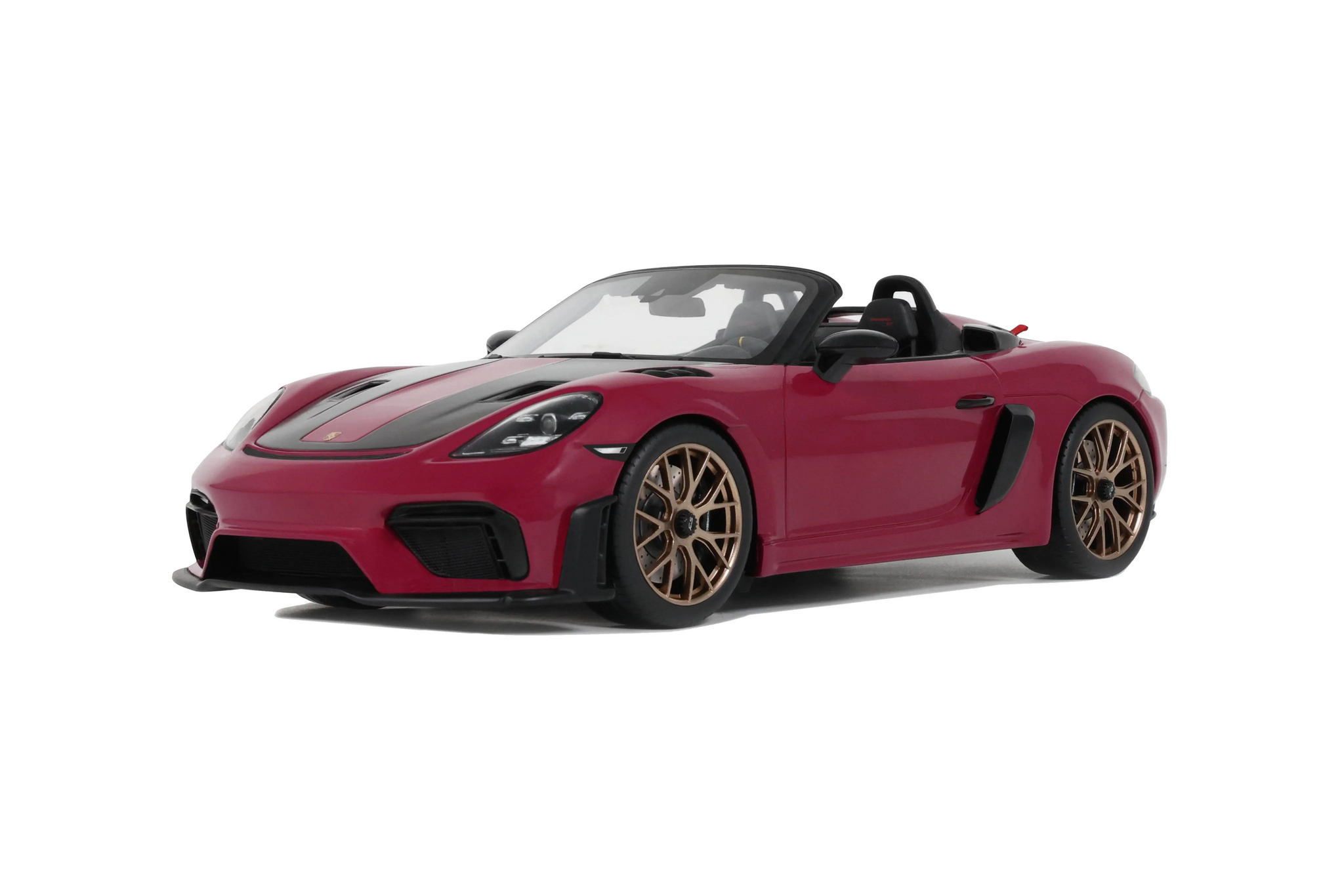 Skala 1/18 Porsche 718 Spyder RS Weissach Pack (Ruby Star Neo) fr GT Spirit (GT486)