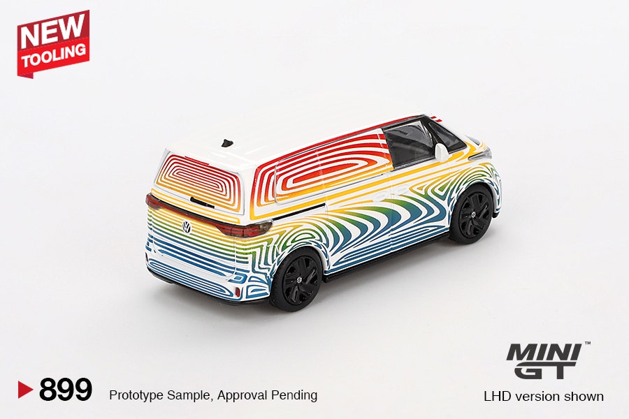 Skala 1/64 Volkswagen ID. Buzz Prototype "Rainbow" fr MINI GT (GT899)