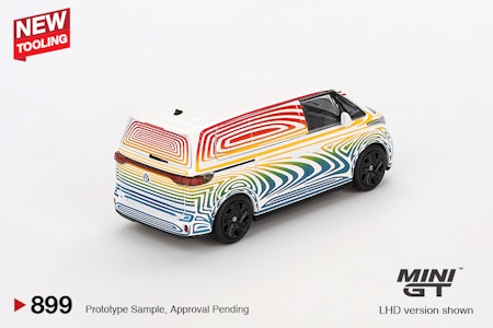 Skala 1/64 Volkswagen ID. Buzz Prototype "Rainbow" fr MINI GT (GT899)