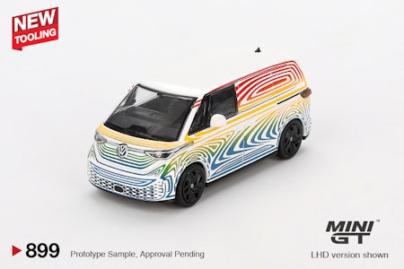 Skala 1/64 Volkswagen ID. Buzz Prototype "Rainbow" fr MINI GT (GT899)