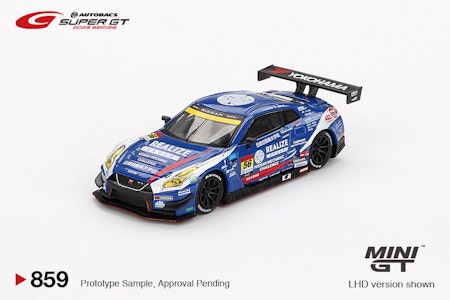 Skala 1/64 Nissan GT-R NISMO GT3 #56 " REALIZE NISSAN MECHANIC CHALLENGE GT-R" 2023 SUPER GT SERIES fr MINI GT (859)