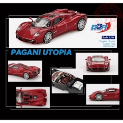 Skala 1/64 Pagani Utopia Dubai Red 2023 fr BBR Models (BBRDIE6431)