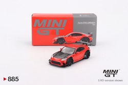 Skala 1/64 Toyota GR86 LB★Nation Red fr MINI GT (GT885)