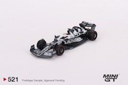 Skala 1/64 AlphaTauri AT03 #22 Yuki Tsunoda 2022 F1 fr Mini GT (521)