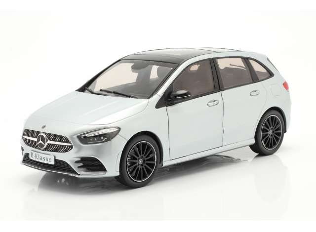 Skala 1/18 2018 Mercedes-Benz B-Klasse (W247) Iridium silver, fr Z Models