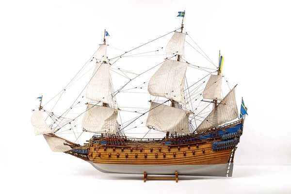 Skala 1/75 Building kit WASA - fr Billing Boats - Wooden hull