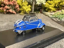 Skala 1/76 Messerschmitt KR200 Cabriolet, blå fr Oxford