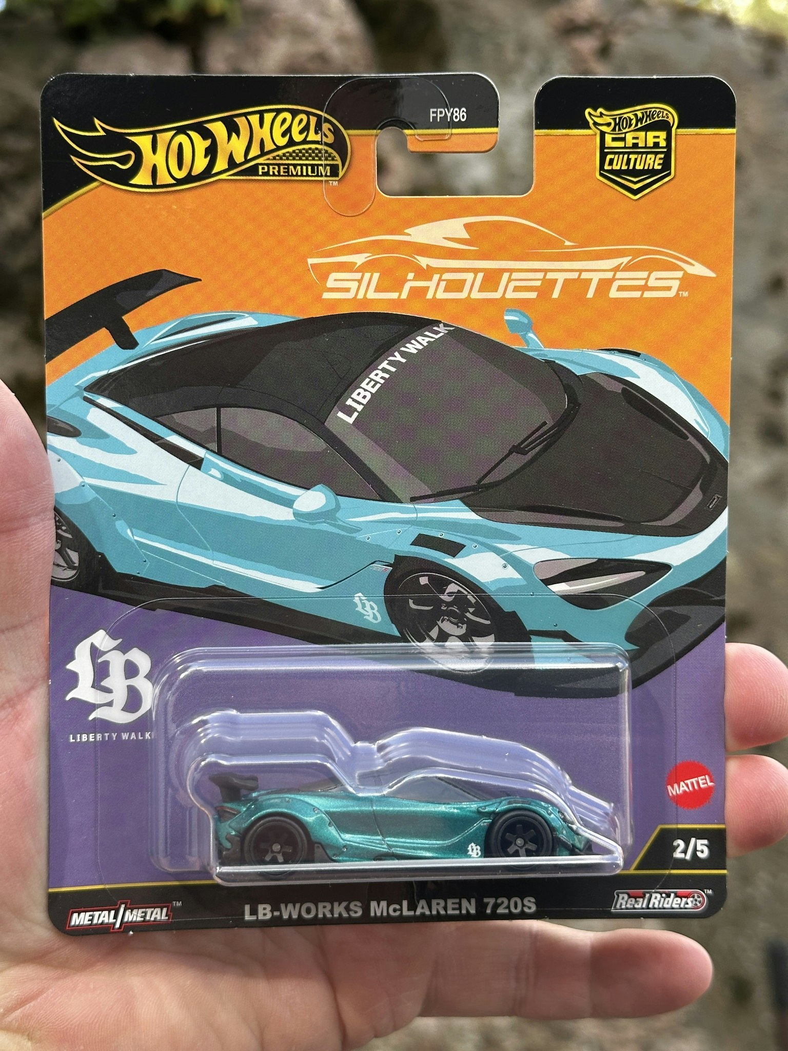 Skala 1/64 Hot Wheels Premium, Car Culture: LB-Works McLaren 720S "Silhouettes"