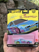 Skala 1/64 Hot Wheels Premium, Car Culture: Mazda RX7 FC Pandem "Silhouettes"