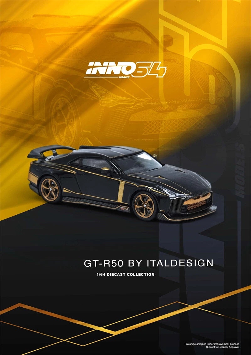 Skala 1/64 Nissan GT-R50 By Italdesign fr Inno64