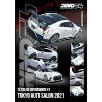 Skala 1/64 Nissan GT-R (R35) "Top Secret" Tokyo Auto salon 2021 fr Inno64