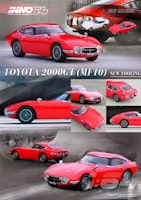 Skala 1/64 Toyota 2000GT (MF10), Red fr Inno64