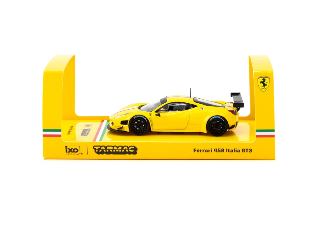 Skala 1/64 Ferrari 458 Italia GT3 Yellow fr TARMAC Works