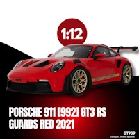 Skala 1/12 Porsche 911 [992] GT3 RS Guards Red 2021 fr GT Spirit