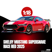 Skala 1/18 Shelby Mustang Supersnake, Race Red 2025 fr GT Spirit (GT531)