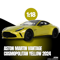 Skala 1/18 Aston Martin Vantage, Cosmopolitan Yellow 2024 fr GT Spirit (GT514)