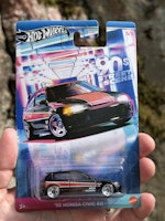 Skala 1/64 Hot Wheels, 90's Street Scene - 92 Honda Civic EG