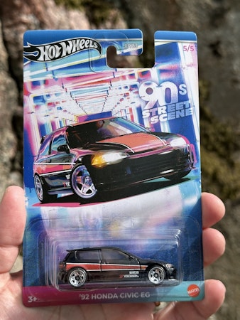 Skala 1/64 Hot Wheels, 90's Street Scene - 92 Honda Civic EG