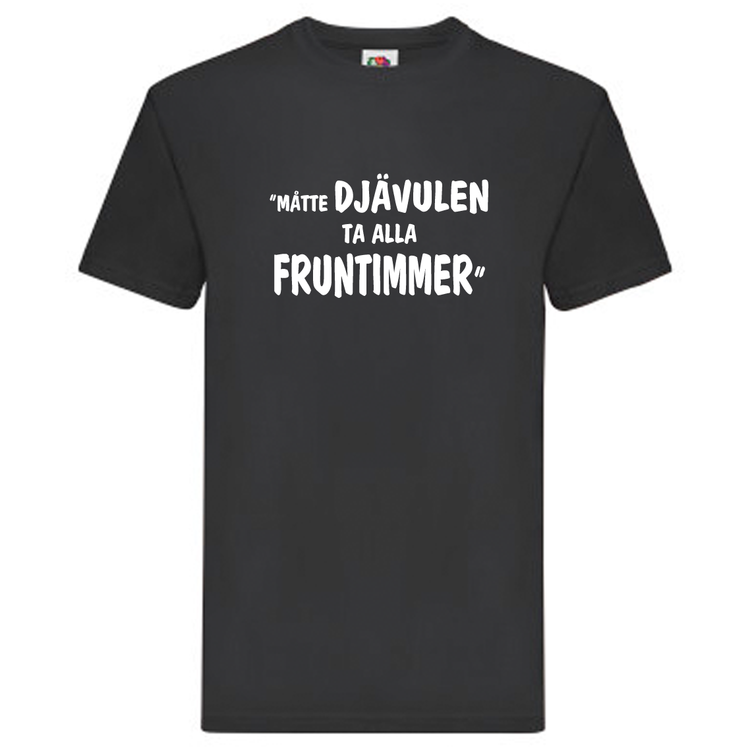T-Shirt, "Fruntimmer", Svenska Citat
