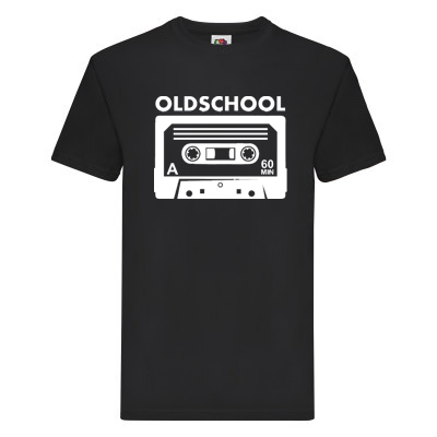 T-Shirt - "Oldschool", kassettband