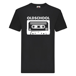 T-Shirt - "Oldschool", kassettband